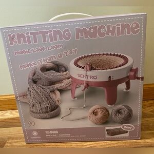 Knitting Machine - Pink and Cream Age 8+